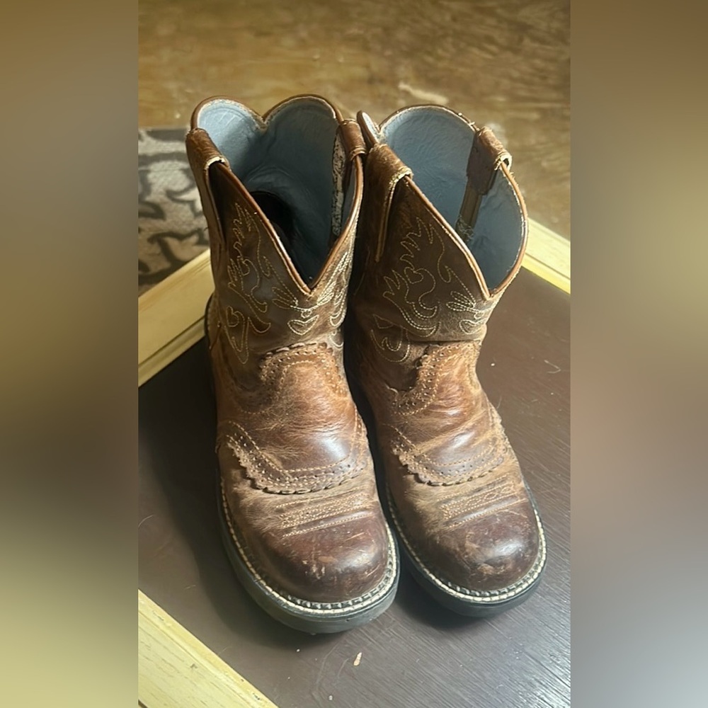 Ariat womens Fatbaby Saddle Western Boot Sz 8